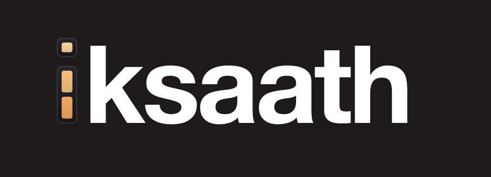 iksaath logo on dark